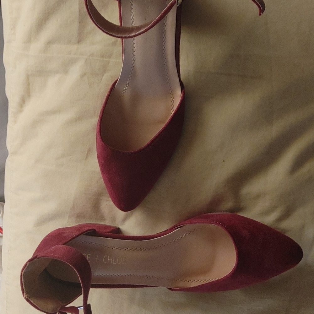 Chase + Chloe Jason-1 Pump Burgundy Size 6m